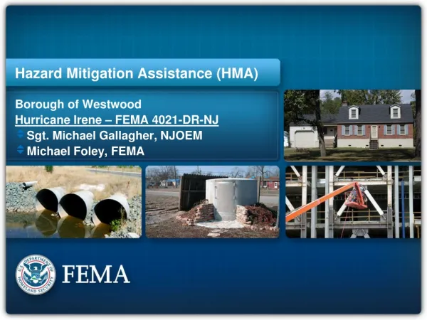 Hazard Mitigation Assistance (HMA)