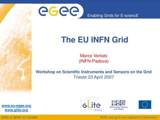The EU INFN Grid - slide 1