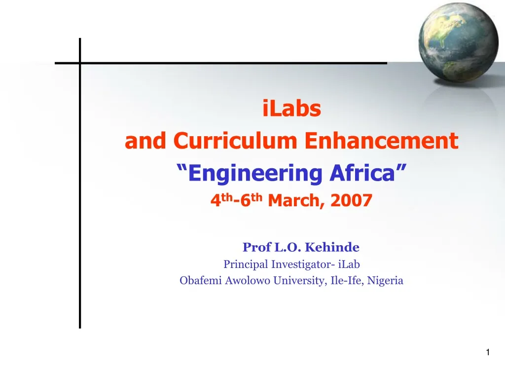 ilabs and curriculum enhancement engineering