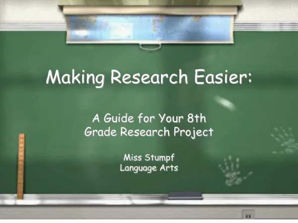 Making Research Easier: