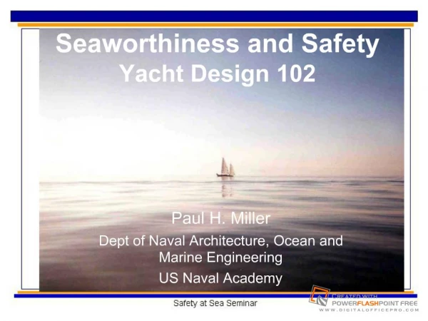 Seaworthy Yacht Design