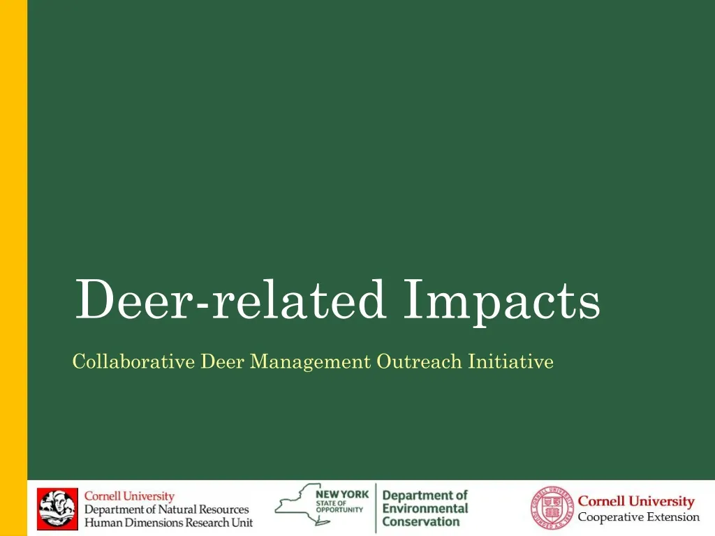 deer related impacts