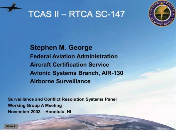 TCAS II RTCA SC-147