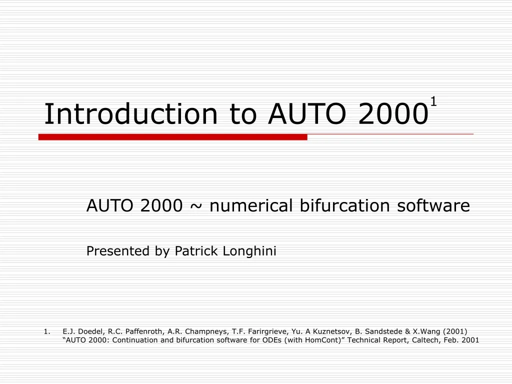 introduction to auto 2000 1