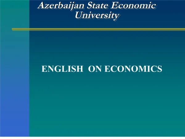 Azerbaijan State Economic University