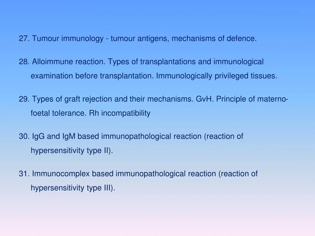 27 tumour immunology tumour antigens mechanisms
