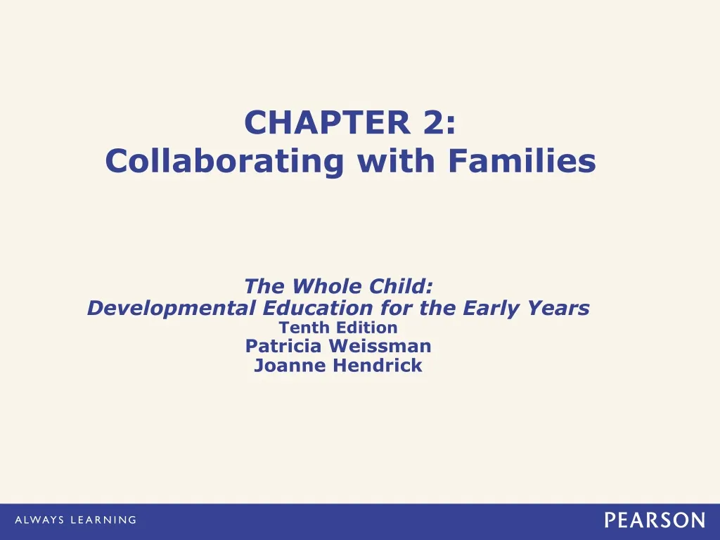 chapter 2 collaborating with families