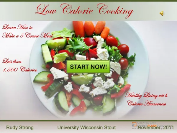 Low Calorie Cooking