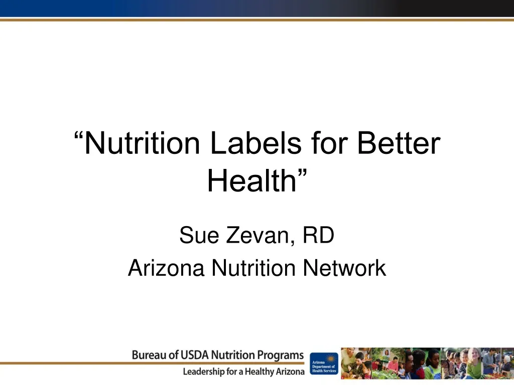 nutrition labels for better health