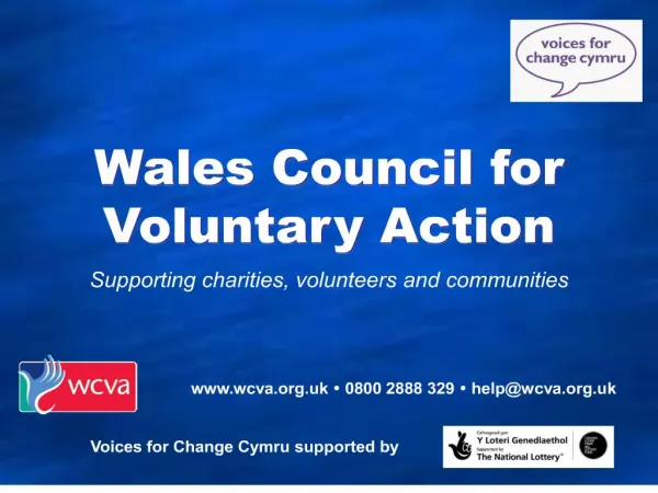 Voices for Change Cymru