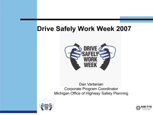 Drive Safely Work Week 2007
