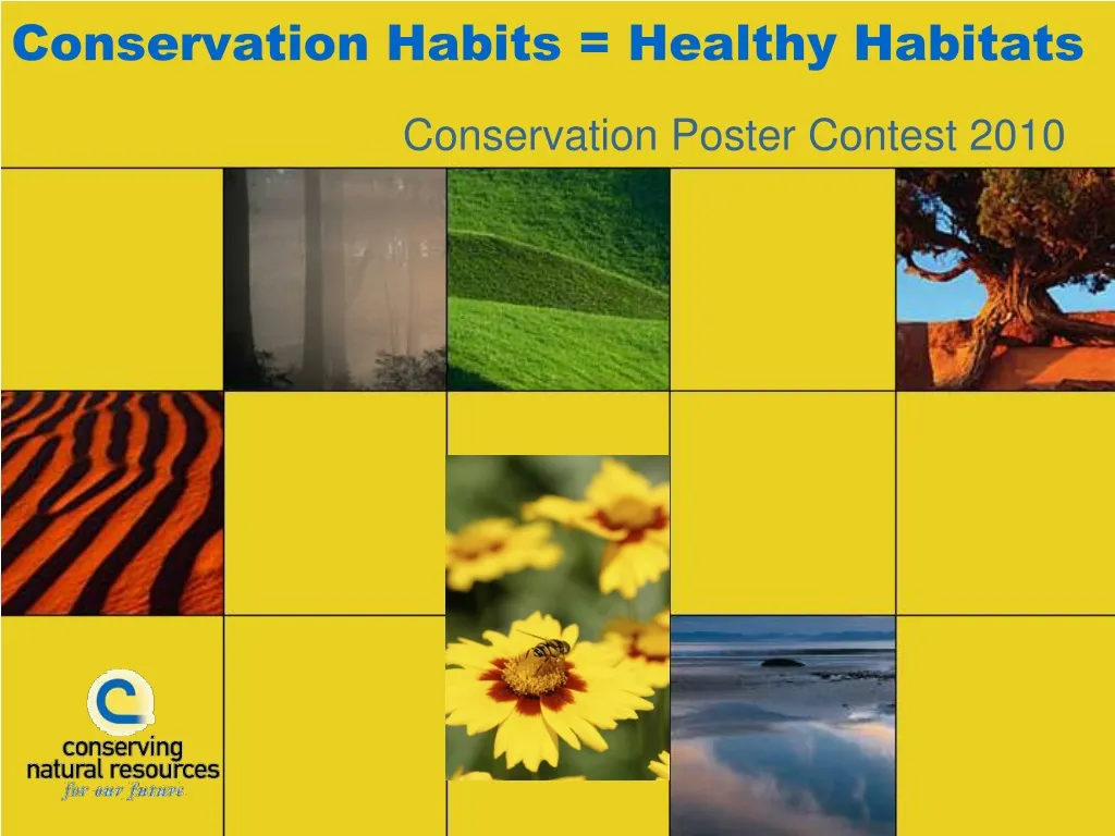 conservation habits healthy habitats