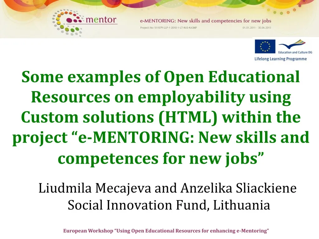liudmila mecajeva and anzelika sliackiene social innovation fund lithuania