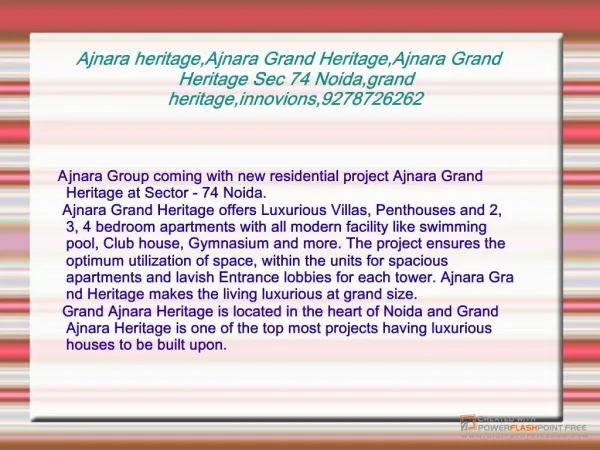 Ajnara heritage,Ajnara Grand Heritage,Ajnara Grand Heritage
