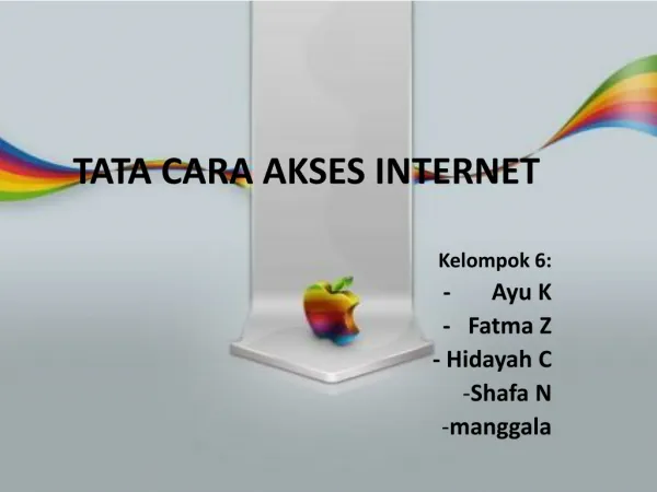 TATA CARA MENGAKSES INTERNET