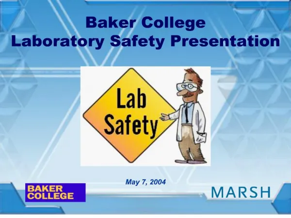 Baker College Laboratory Safety Presentation