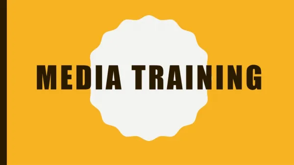 Media Training