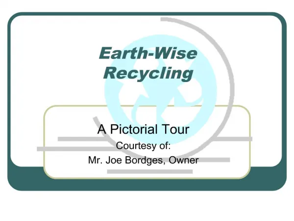 Earth-Wise Recycling