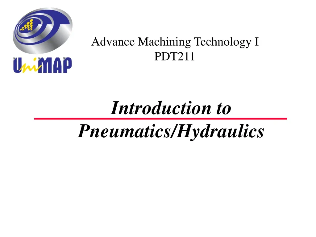 introduction to pneumatics hydraulics