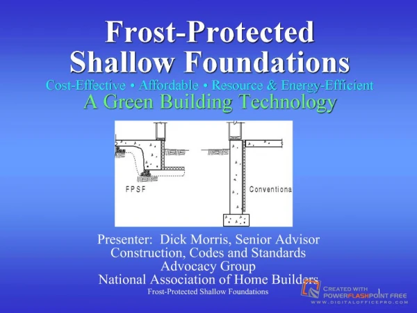 10109 Frost-Protected Shallow Foundations