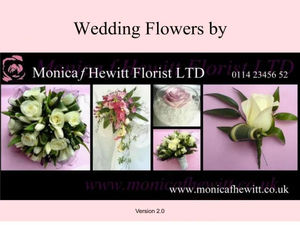 Welcome to Monica F Hewitt Florists Ltd