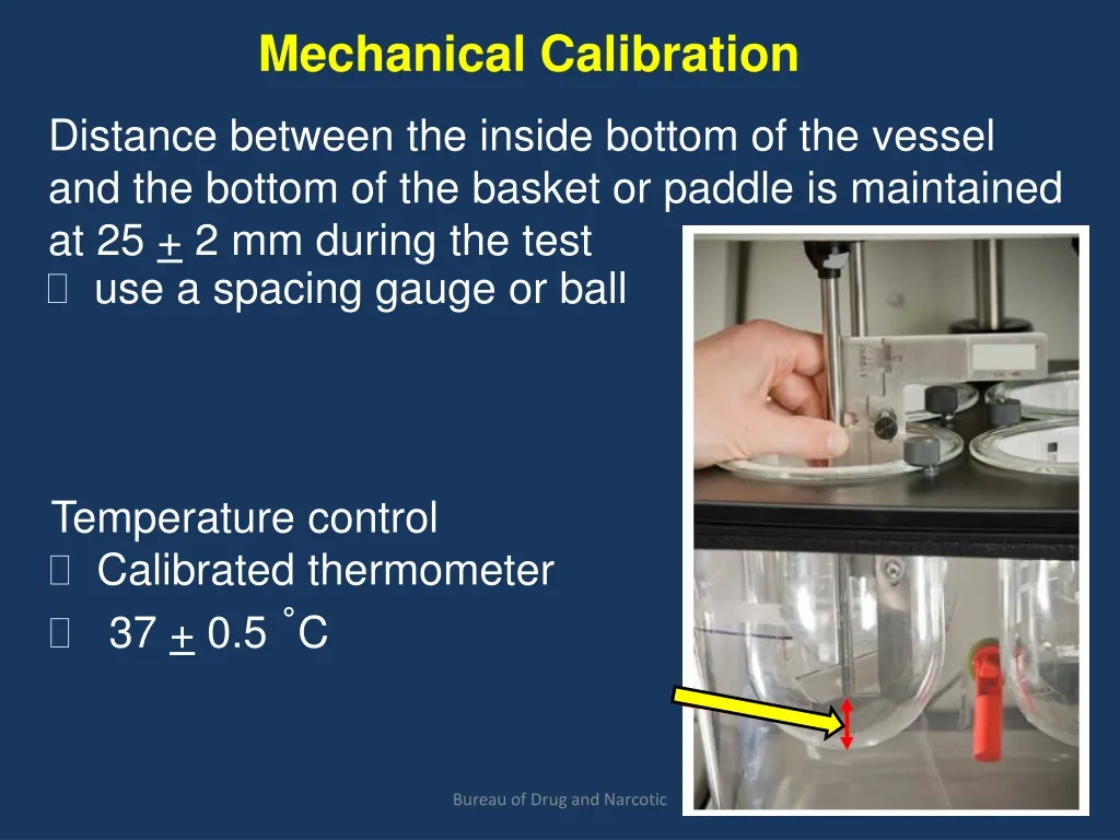 mechanical calibration