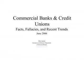 Commercial Banks Credit Unions - slide 1