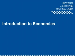 Introduction to Economics - slide 1