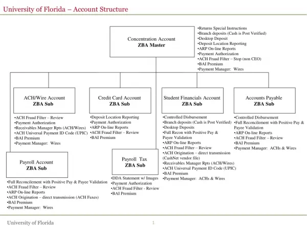 University of Florida – Account Structure