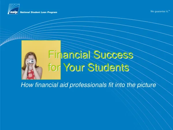 Financial Success for Your Students