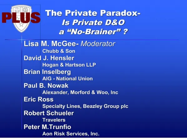 The Private Paradox- Is Private DO a