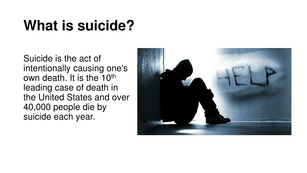 what is suicide