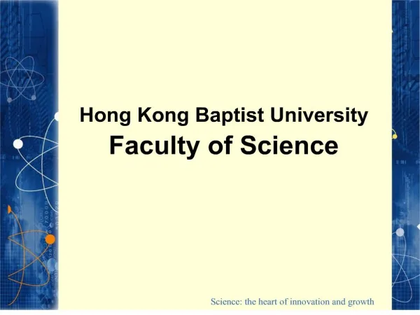 Hong Kong Baptist University Faculty of Science
