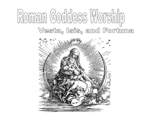 Roman Goddess Worship