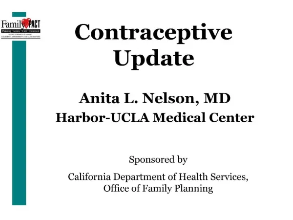 Contraceptive Update