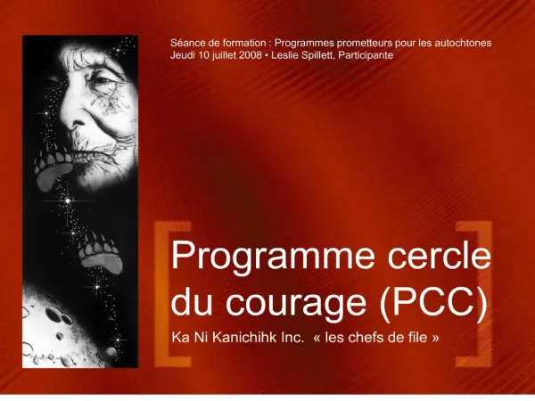 Programme cercle du courage PCC