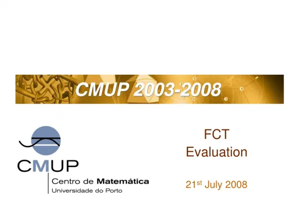 CMUP 2003-2008