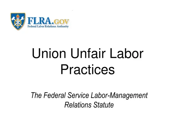 Union Unfair Labor Practices