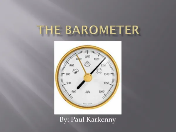 The Barometer