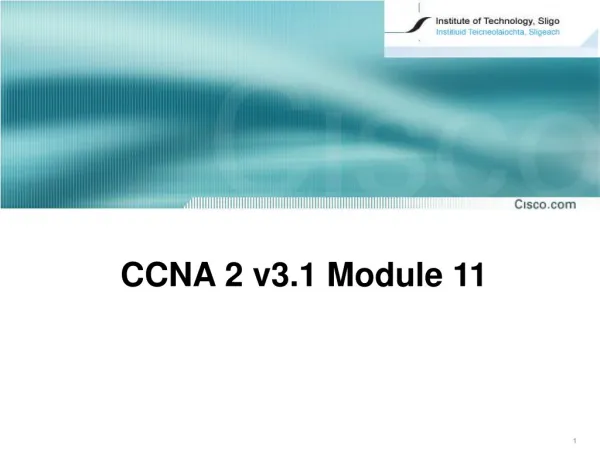 CCNA 2 v3. 1 Module 11
