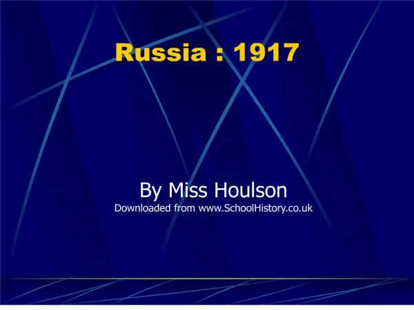 Russia : 1917