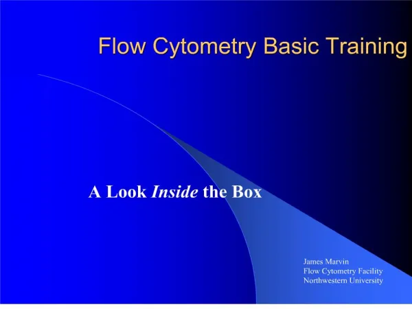 Flow Cytometry Basic Training
