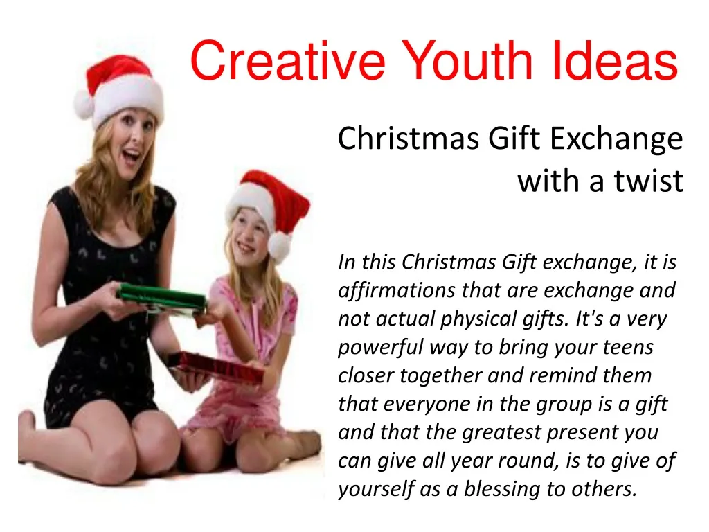 creative youth ideas