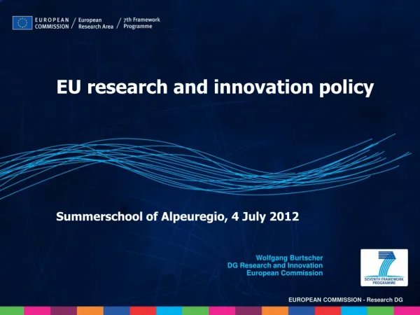 Summerschool of Alpeuregio, 4 July 2012