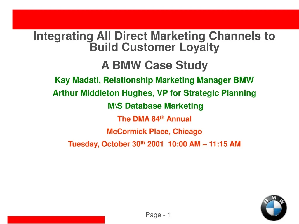 integrating all direct marketing channels