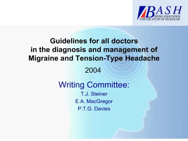 Guidelines for all doctors in the diagnosis and management of ...