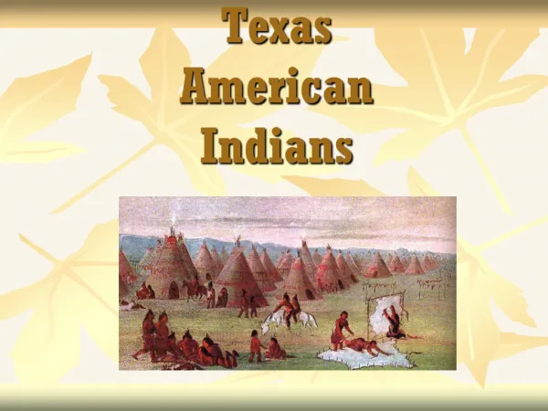 Texas American Indians