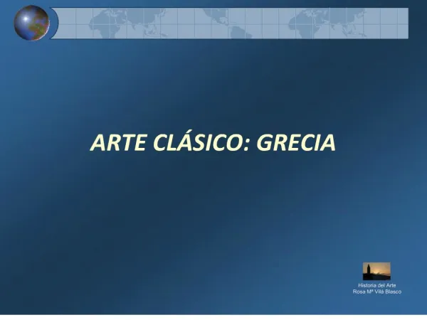 ARTE CL SICO: GRECIA