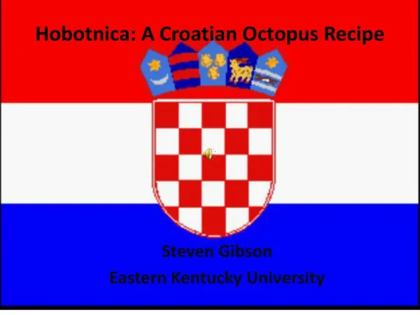 Hobotnica: A Croatian Octopus Recipe