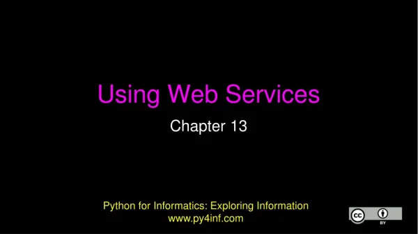 Using Web Services